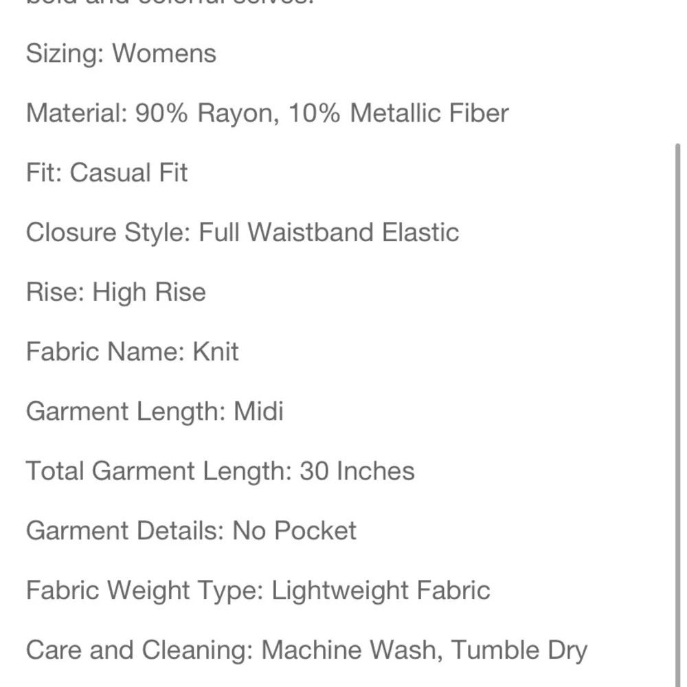 Metallic Crochet Midi Skirt - Future Collective with Alani Noelle - Picture 9 of 11